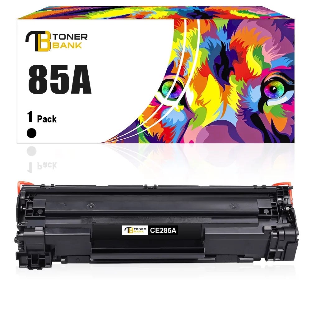 Toner Bank Matching 85A Toner Cartridge for HP CE285A 85A LaserJet Pro P1102W Pro M1212NF Pro M1132 M1210 M1130 M1212NF M1217NFW Printer Replacement Toner Ink (Black, 1-Pack)