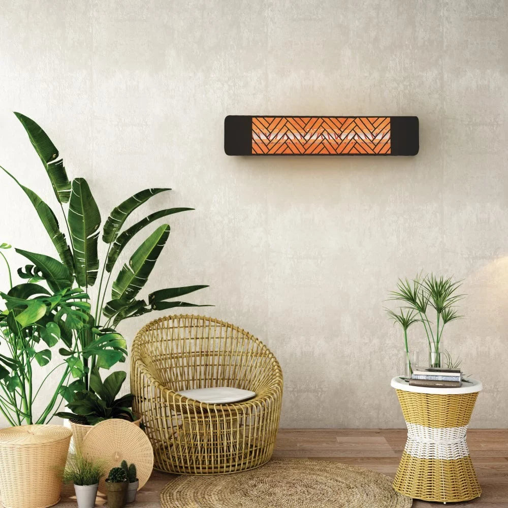 4000 Watt Electric Infrared Dual Element Heater-240 Voltage-Stainless Steel Finish-Mason Decorative Fascia Bailey Street Home 2573-Bel-4560168