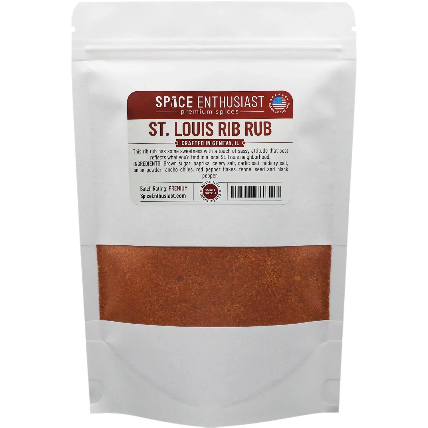 Spice Enthusiast St. Louis Rib Rub - 8 Oz