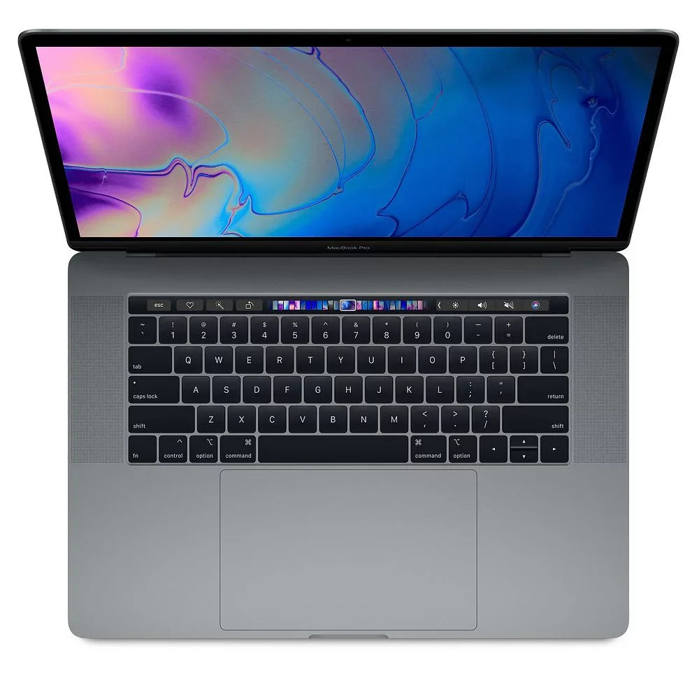 Pre-Owned Macbook Pro 15.4-inch (Retina, Space Gray, Touch Bar) 2.2Ghz 6- i7 (Mid 2018) MR932LL/A 256GB SSD 32GB Memory 2880x1800 Display Mac OS Sierra Power Adapter (Good)