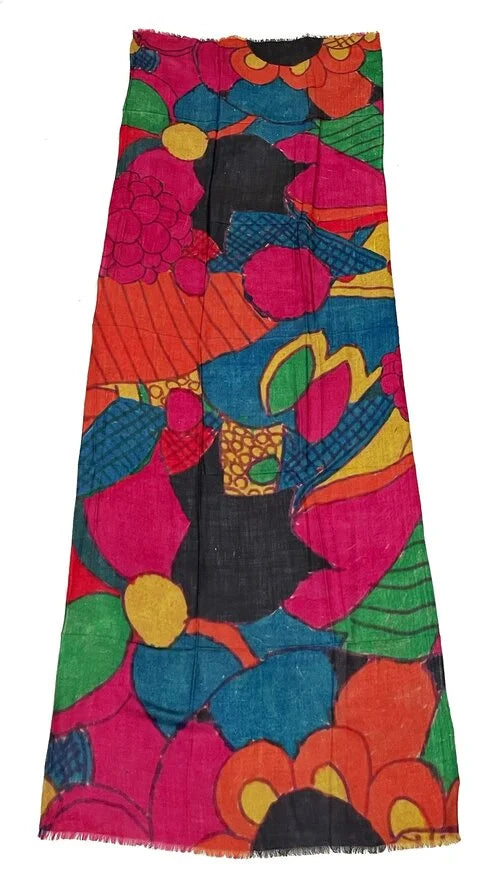 Love Berry - Cashmere/Wool Blend Scarf by James Paul Cheung