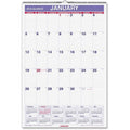 At A Glance 15.5 x 22 in. Laminated Monthly Wall Calendar 2017 - Erasable