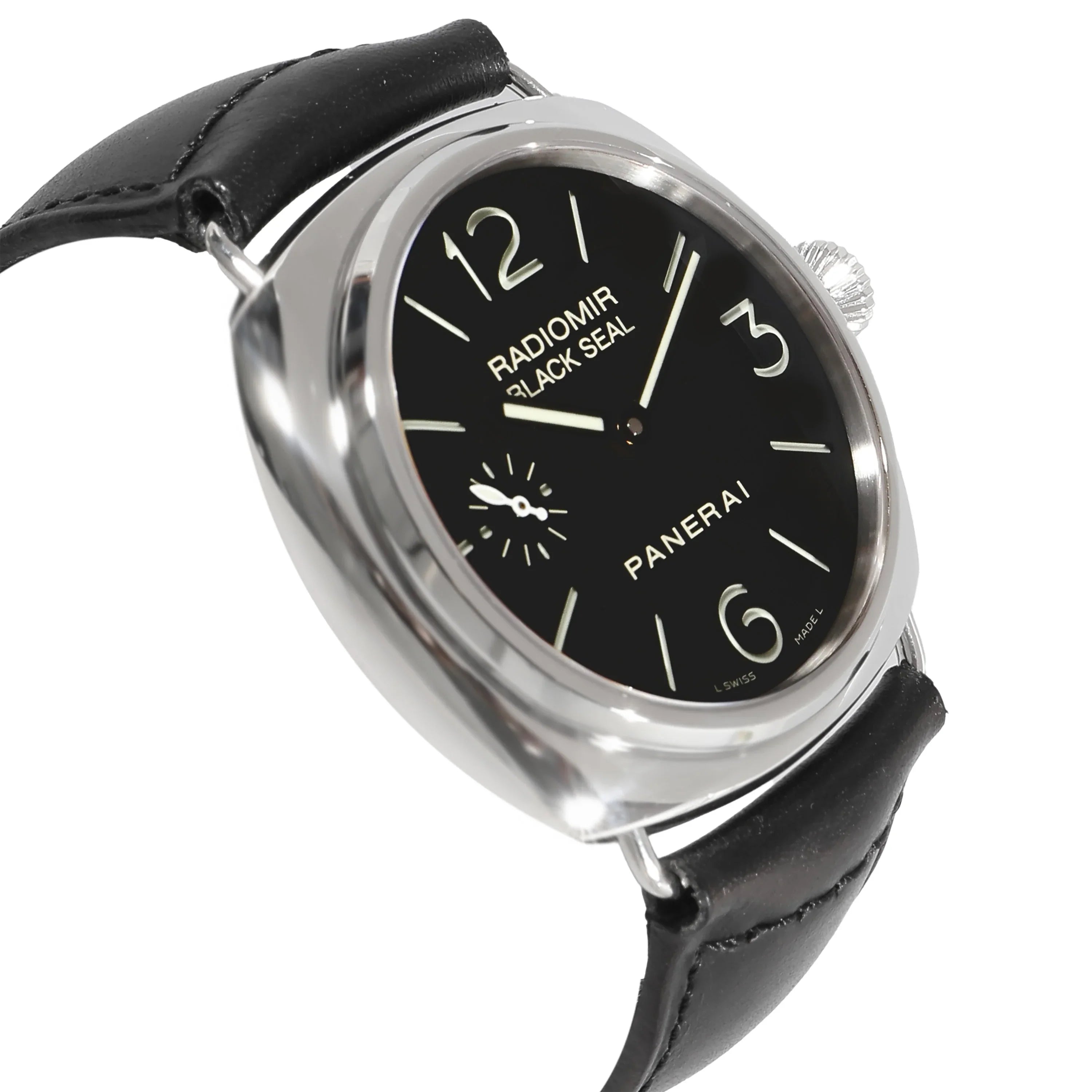 Panerai Radiomir Black Seal PAM00183 Men's Watch in Stainless Steel Pre-Owned