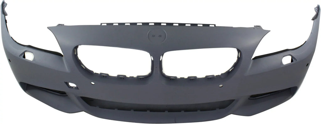 Front BUMPER Shield Matching For BMW 5-Series 2011-2013 Primed with M Pkg with PDC Sensor Holes with Side View Camera Sedan