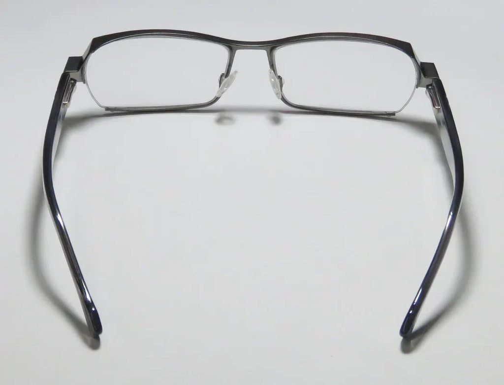 NEW HARRY LARY'S LEGACY MENS DESIGNER FULL-RIM SAGE / TRANSPARENT GRAY ULTIMATE COMFORT SPECIAL FRAME DEMO LENSES 55-16-0 FLEXIBLE HINGES EYEGLASSES/SPECTACLES