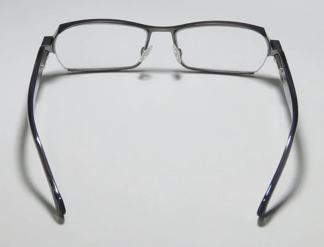 NEW HARRY LARY'S LEGACY MENS DESIGNER FULL-RIM SAGE / TRANSPARENT GRAY ULTIMATE COMFORT SPECIAL FRAME DEMO LENSES 55-16-0 FLEXIBLE HINGES EYEGLASSES/SPECTACLES