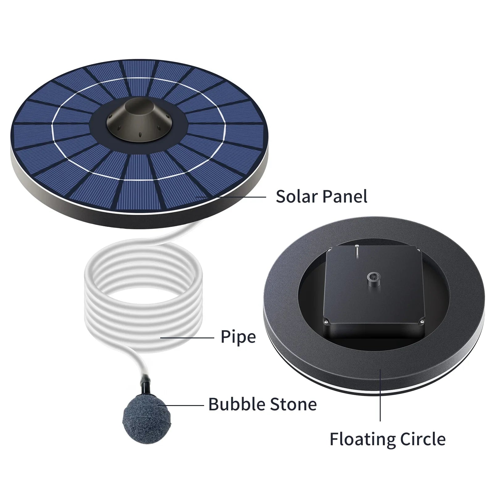 Instrument,Stone Water Pond Pond Water Air And Bubble Fish Pond Solar Pond Aerator Bubble Stone Water And Bubble Stone Aerator Fish Aerator Pump With Pump With Air Dsfen