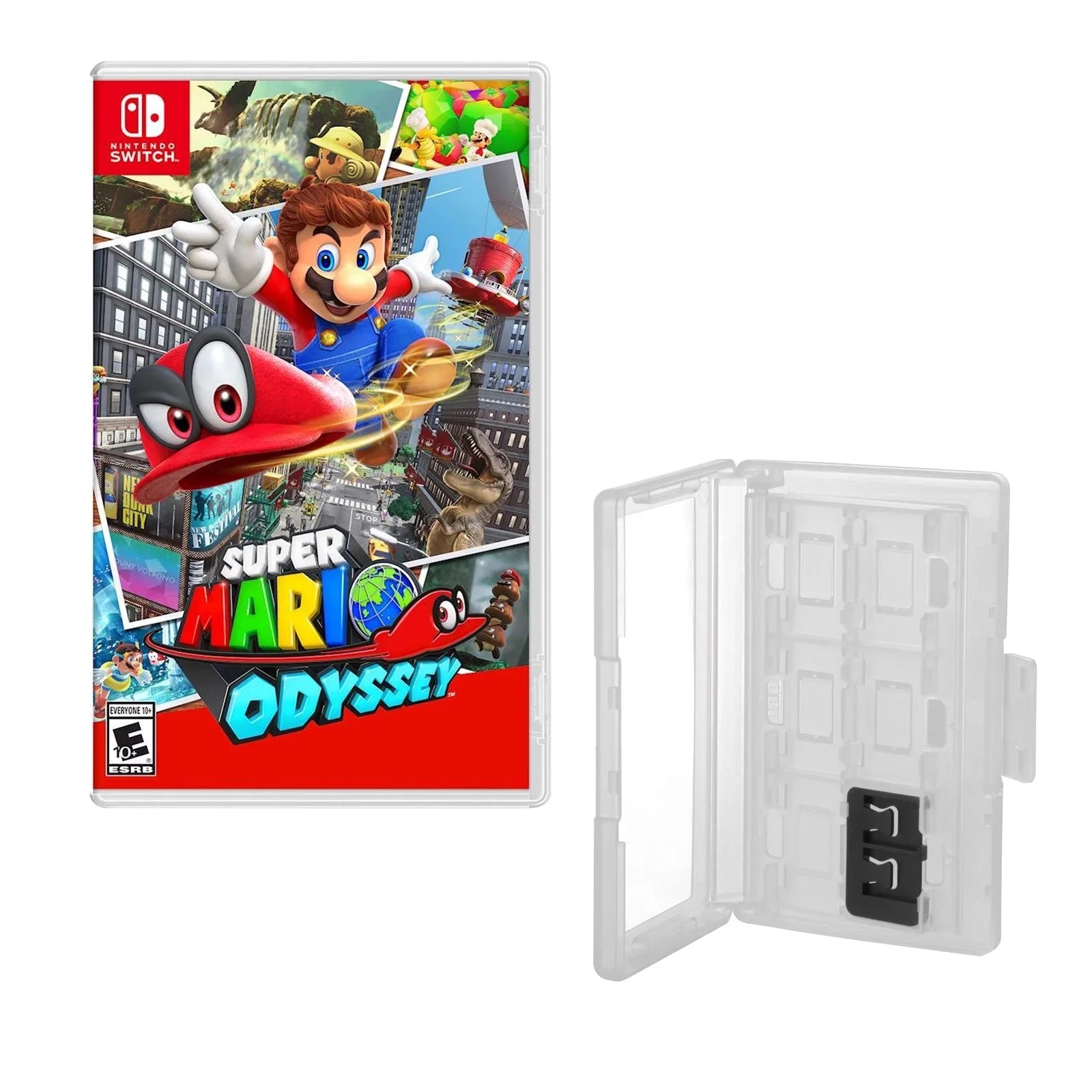 Mario Odyssey Game and Game Caddy