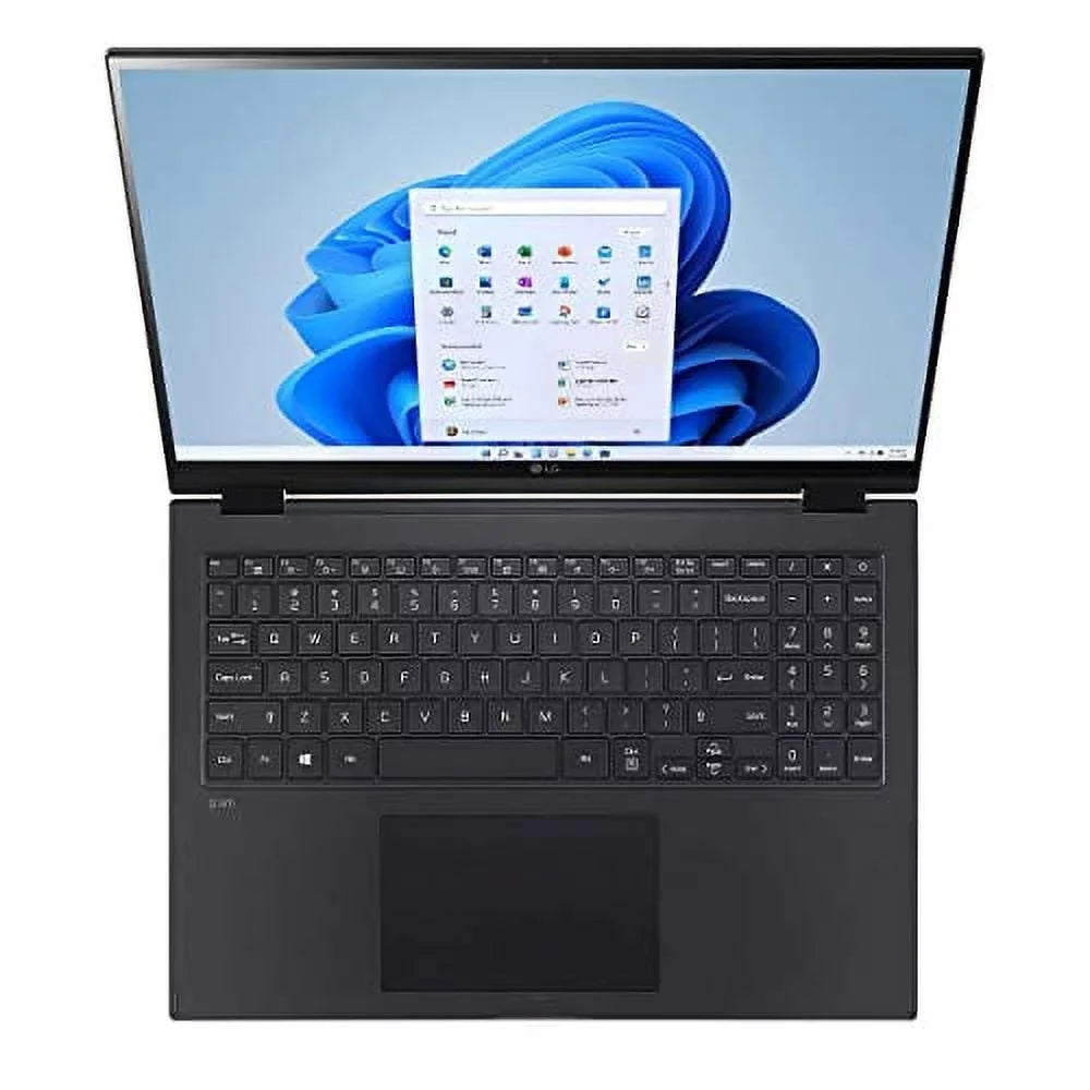 LG 2023 Gram 16" 2-in-1 Ultralight Laptop WQXGA IPS Touch EVO i7-1260P 16GB LPDDR5 512GB+1TB NVMe SSD Iris Xe Graphics WiFi AX Backlit Keyboard Fullday Battery Windows 11 w/Pen and RE USB