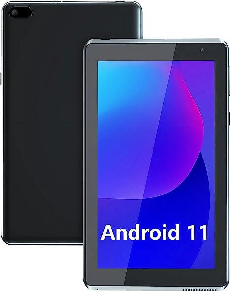 7 Inch Tablet, Android 11 Tablet PC, 32GB Storage 2GB RAM Tablets Quad- Processor Android 11 Tablet PC Dual Camera, WiFi, Bluetooth Computer Tablet (Black)