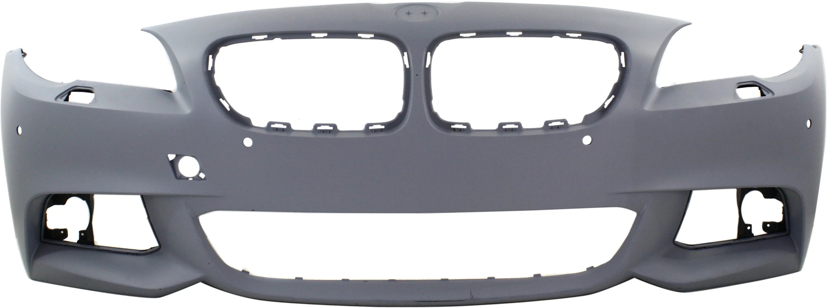 Front BUMPER Shield Matching For BMW 5-Series 2011-2013 Primed with M Pkg with PDC Sensor Holes with Side View Camera Sedan