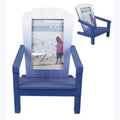 4 x 6 in. Wood Coastal Ombre Adirondack Chair Picture Frame