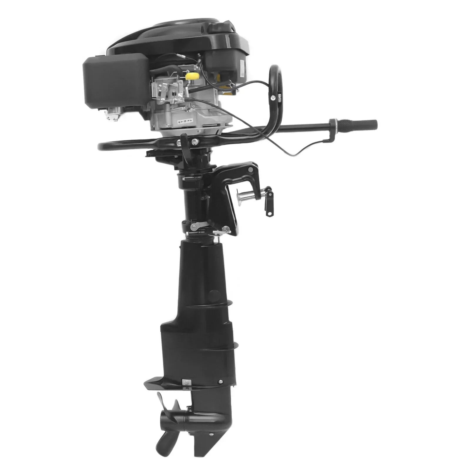 7.5 HP 3600R/Min Outboard Motor Fishing Craft EngineWater Cooling System 196CC 1.8 Liters
