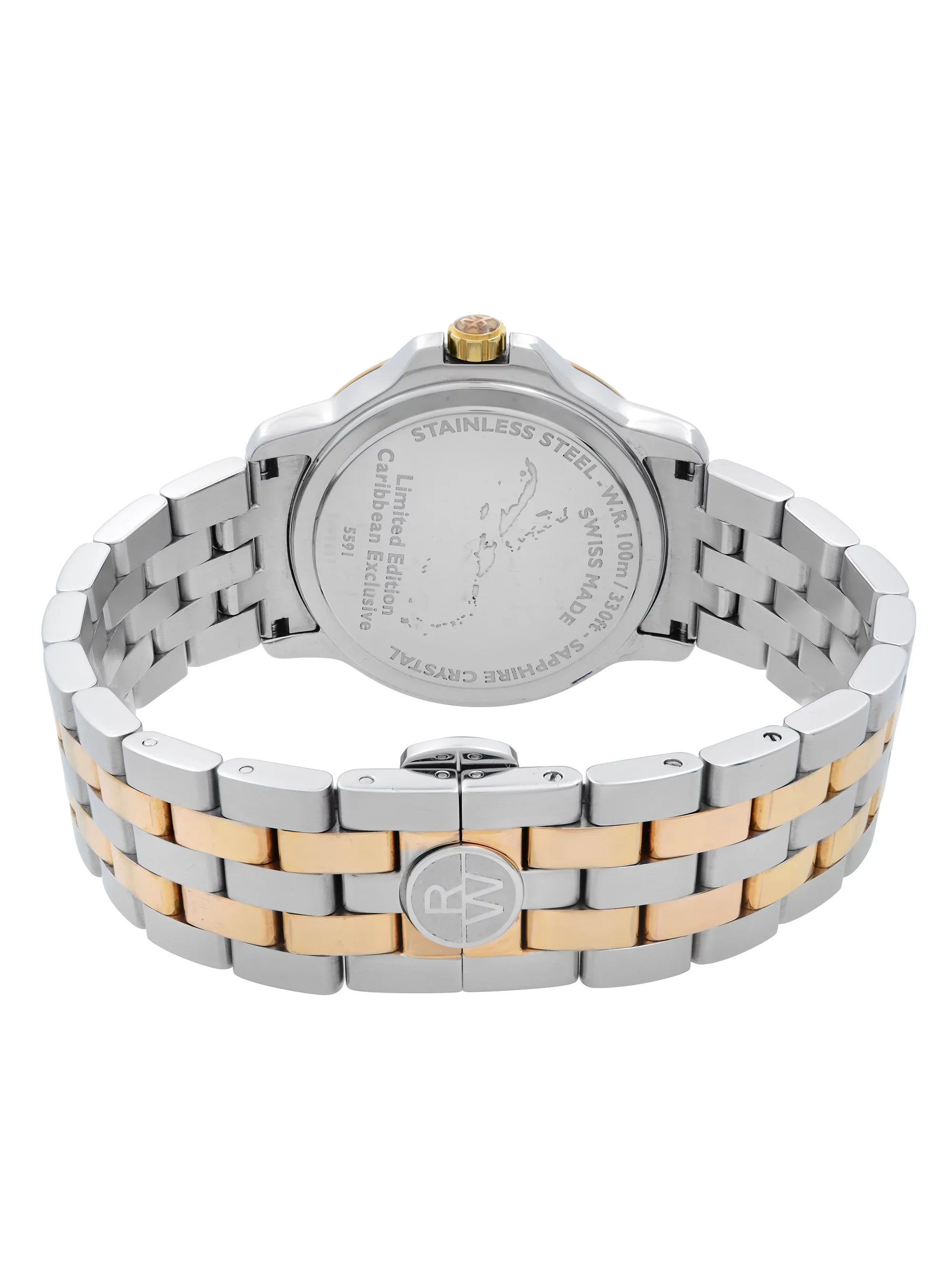 Raymond Weil Tango Caribbean Exclusive Steel Quartz Mens Watch 5591-SB5-CARAB Pre-Owned