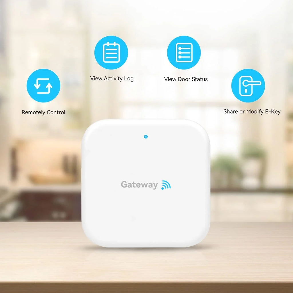 G2 Gateway for Keyless Entry Door Lock, Fingerprint Scanning, White