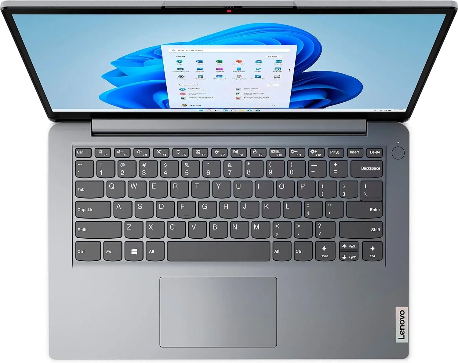 Lenovo IdeaPad 1i 14" Laptop Computer, Pentium Silver N5030 Processor, 4GB DDR4 RAM, 128GB eMMC + 64GB SD Card, WiFi 6, Bluetooth 5.1, 1-Year Office 365, Cloud Grey, Windows 11 S