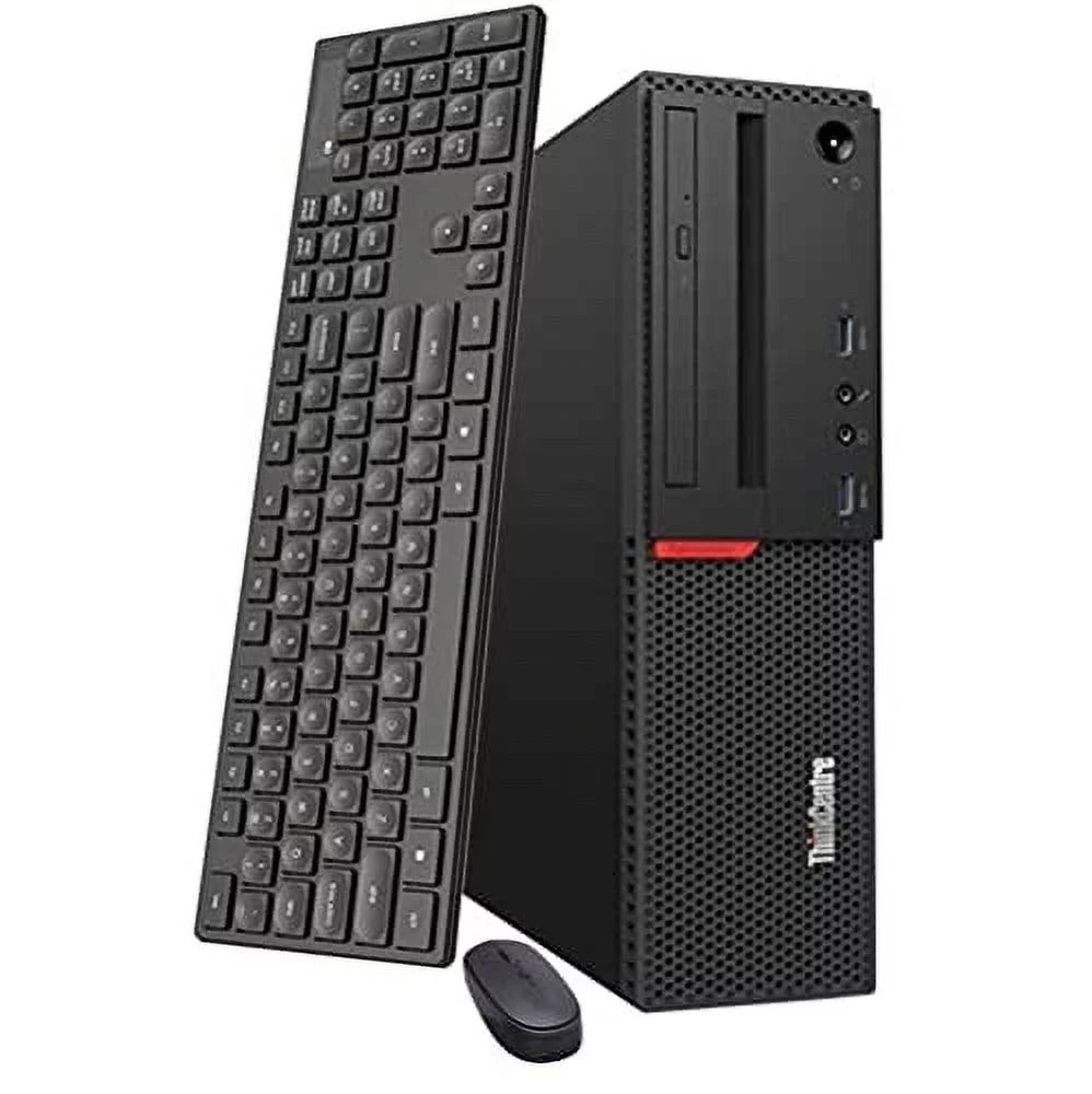 Lenovo ThinkCentre M800 SFF Desktop Computer PC, i5 6500 3.2GHz, 16GB DDR4 RAM, 512GB SSD, Built-in WiFi BT,DVD-RW, Wireless Keyboard Mouse,Windows 10 Pro (used)