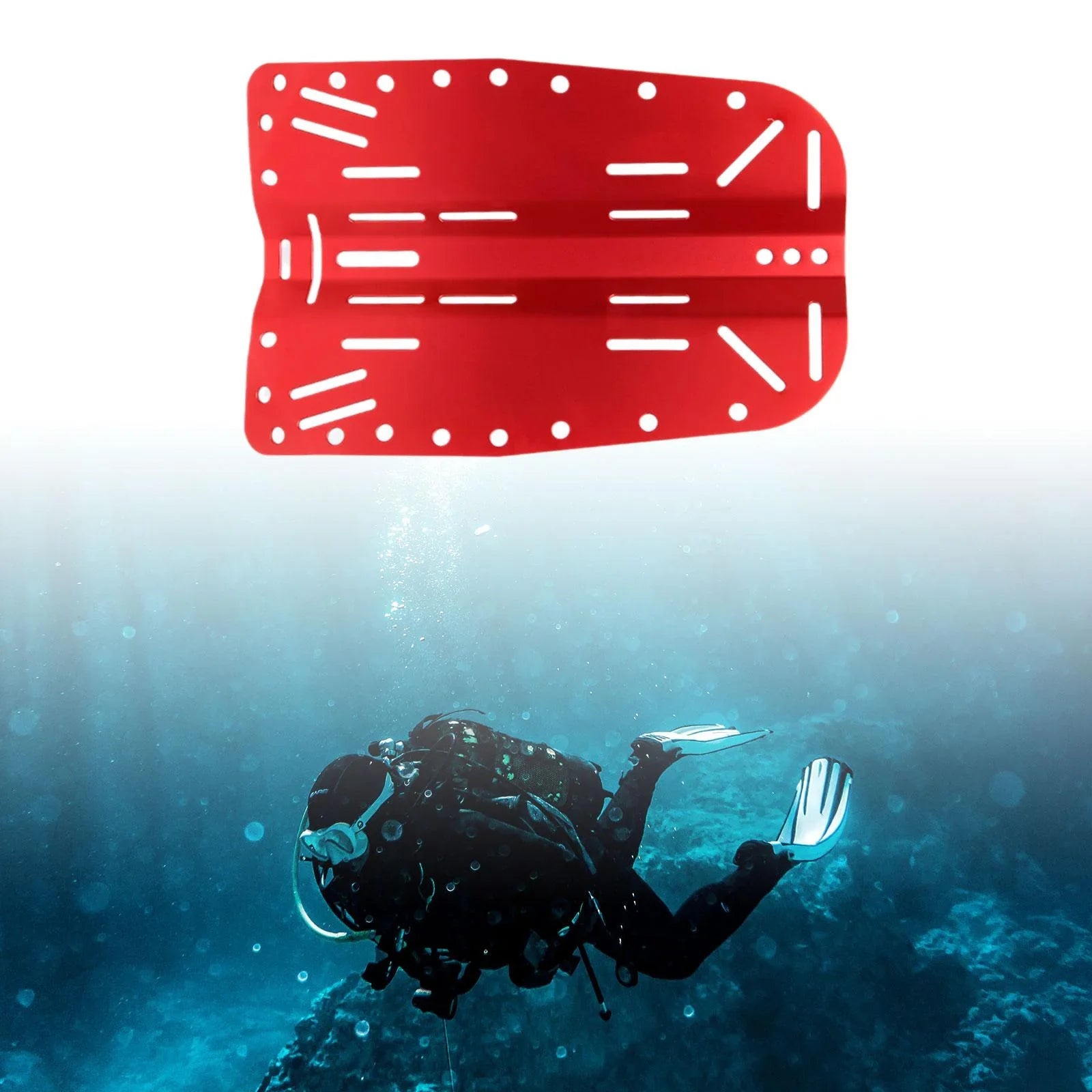 GARENDE Diver BCD Gear Universal Lightweight Snorkeling Plate Scuba Diving Backplate