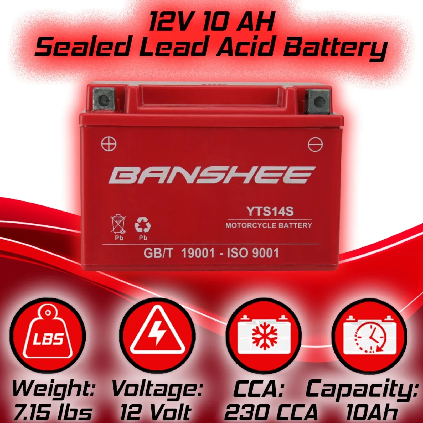 Banshee YTZ14S Motorsports Battery Fitting with Benelli Tornado Naked Tre 1130 Sport Evo