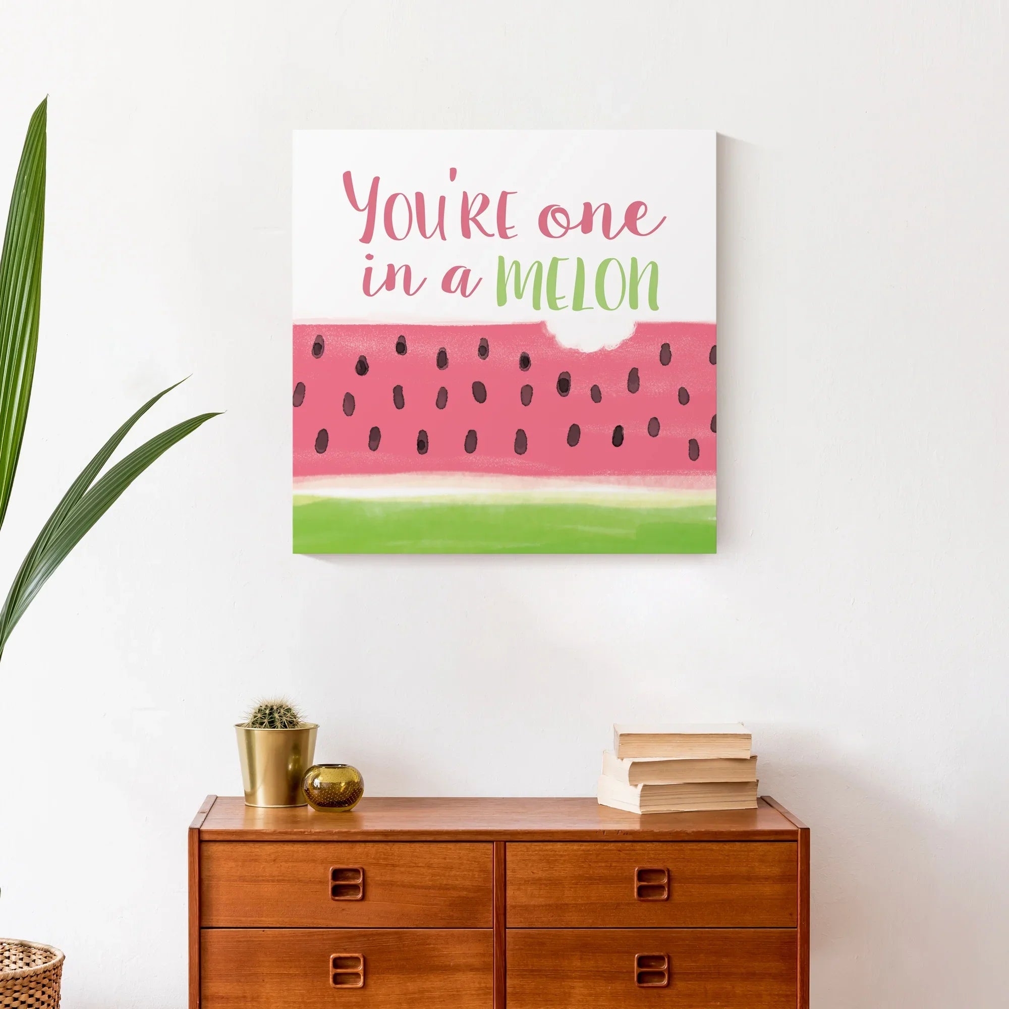 Creative Products One in A Melon 20x20 Canvas Wall Art