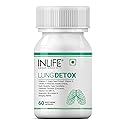 Inlife Lung Detox Supplement, With Stinging Nettle, Echinacea, Quercetin, Mulethi, Curcumin, Bromelain, Supports Healthy Lungs - 60 Veg Capsules (Pack Of 1, 60)