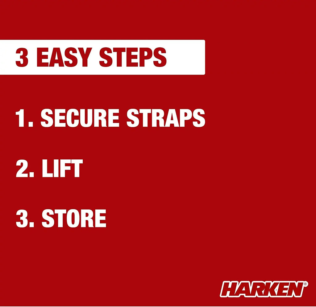 YUNWEN - Truck Cap Overhead Garage Storage Hoist, Self-Leveling, Safe Anti-Drop System, Easy One-Person Operation, Smart Garage Organization