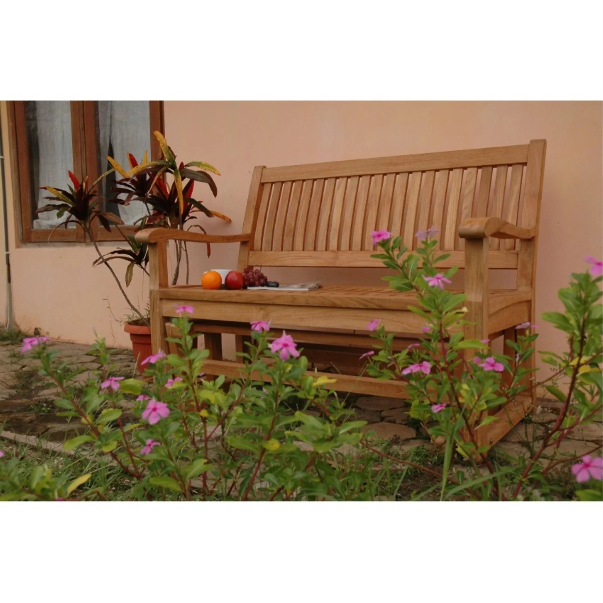 Anderson Teak 4 ft. Del-Amo Glider