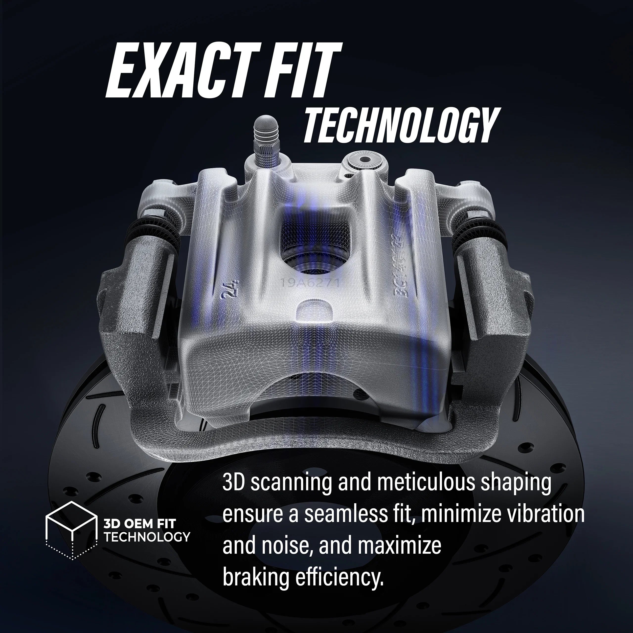 Transit Auto Rear Disc Brake Coated Caliper Drilled Slotted Rotors And Ceramic Pads Kit For 2012 Ram C/V With Single Piston Front From 03 24 12 KCD-100639T
