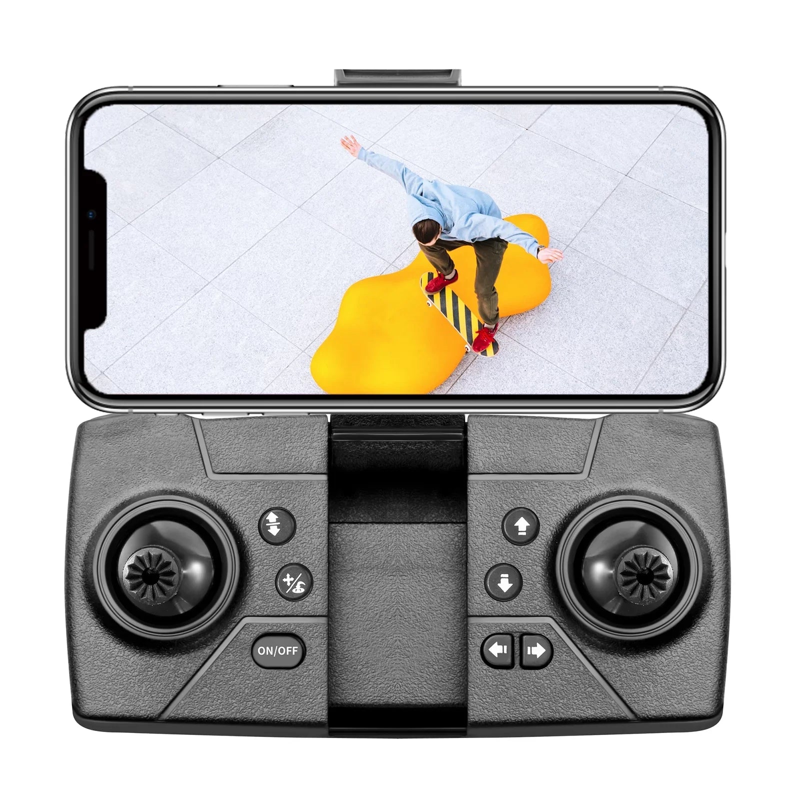 Htovila with Camera 4K Quadcopter with Function Obstacle Avoidance Trajectory Flight Gesture Control Storage Bag Package 3 Battery