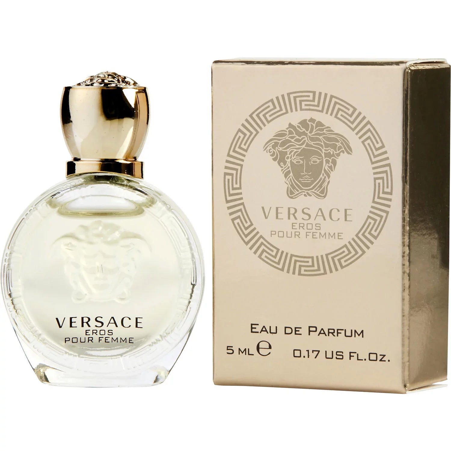 Versace Eros Men EDT, Eros Women EDP, Dylan Turquoise Femme - 5ml 3PK Kit