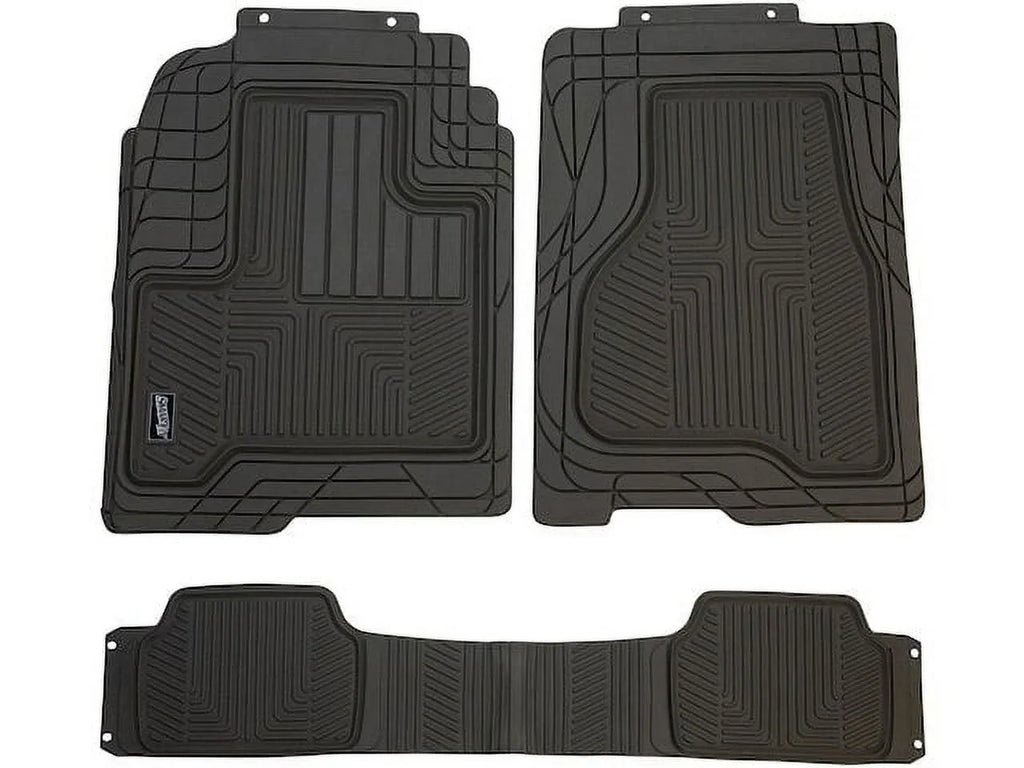 Floor Mat Set 3 Piece - Fitting with 1993 - 2019 Jeep Grand Cherokee 1994 1995 1996 1997 1998 1999 2000 2001 2002 2003 2004 2005 2006 2007 2008 2009 2010 2011 2012 2013 2014 2015 2016 2017