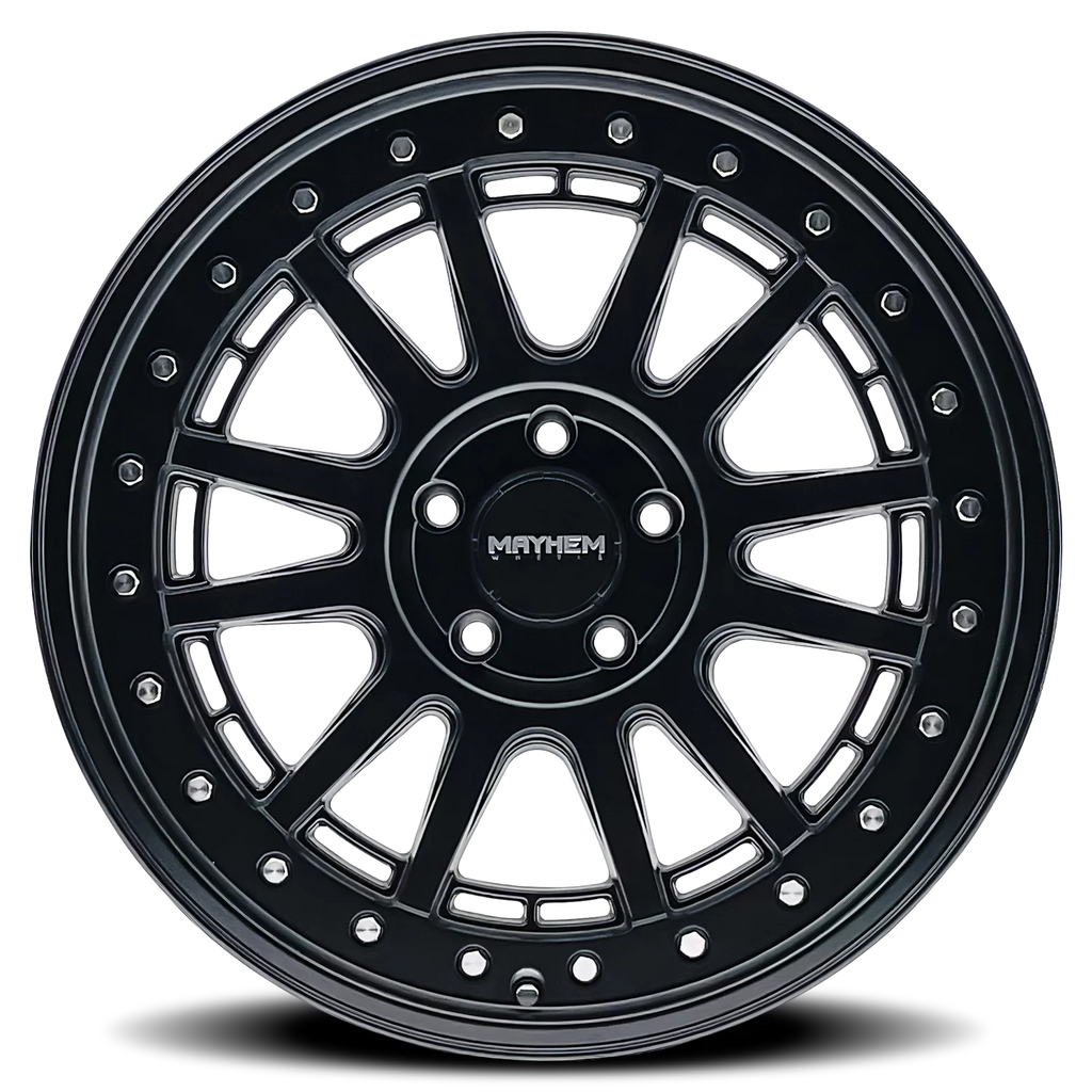 18x9 Mayhem Compass Matte Black Wheel 5x5 (0mm)