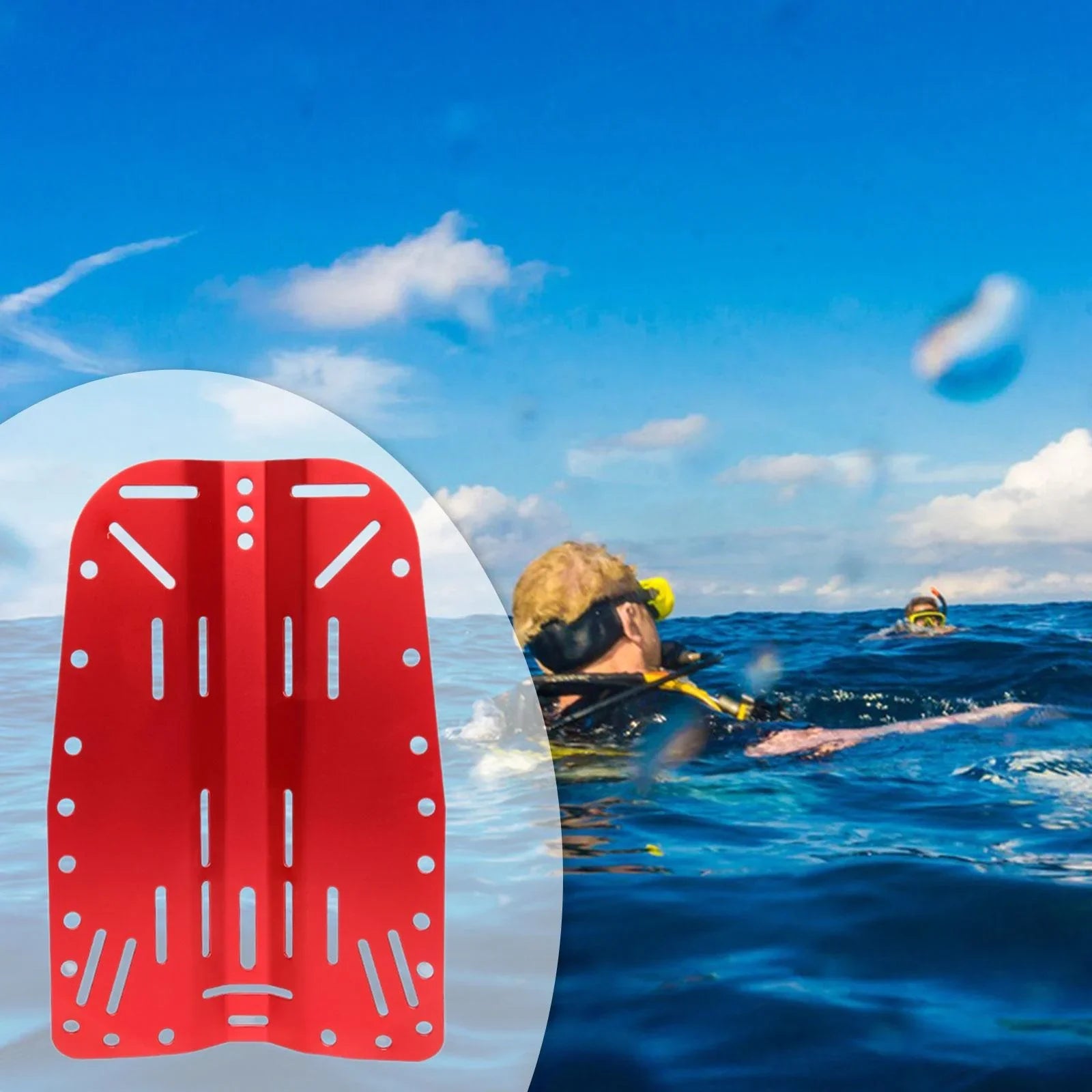 GARENDE Diver BCD Gear Universal Lightweight Snorkeling Plate Scuba Diving Backplate