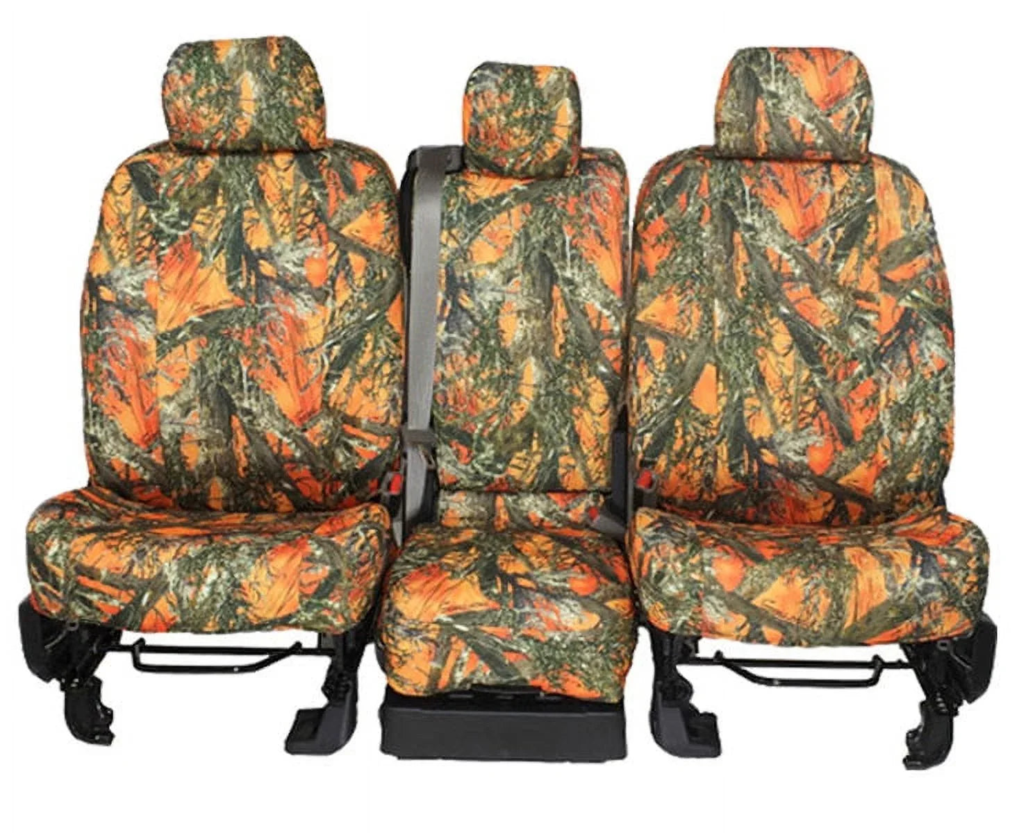 CalTrend Center 50/50 Split Bench TRUETIMBER Seat Protection for 1994-1997 Toyota Land Cruiser - TY120-72KA BLAZE Insert and Trim