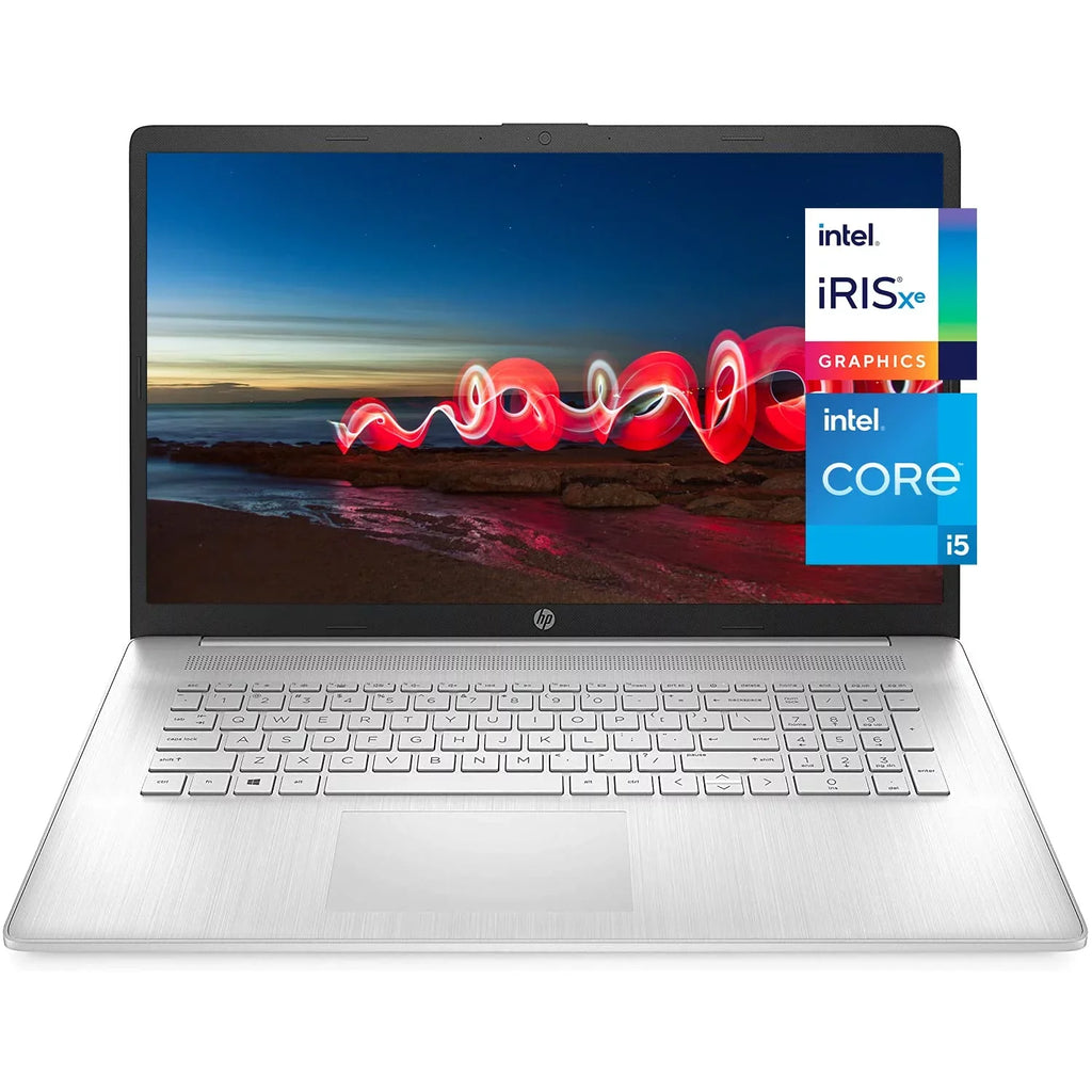 HP Pavilion 17.3-inch IPS FHD Laptop (2022 Model), i5-1155G7 (Beats i7-1165G7), Iris Xe Graphics, 12GB RAM, 512GB PCIe SSD, Backlit Keyboard, Long Battery Life, Webcam, Win11