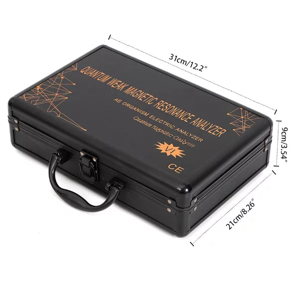 TOOL1SHOoo 6TH 4.7.0 Hand Touch Quantum Magnetic Resonance Body Analyzer Body Health Analyzer Black