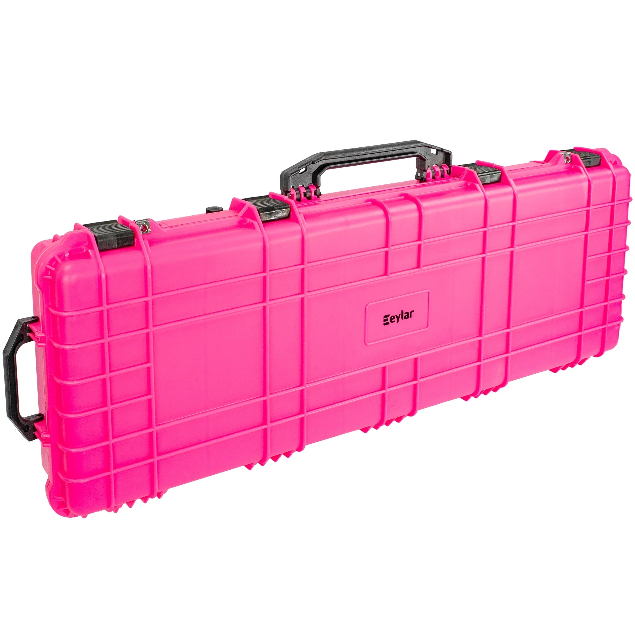 Eylar 44 inch Roller Rifle Hard Case with Foam Waterproof & Crushproof Pink