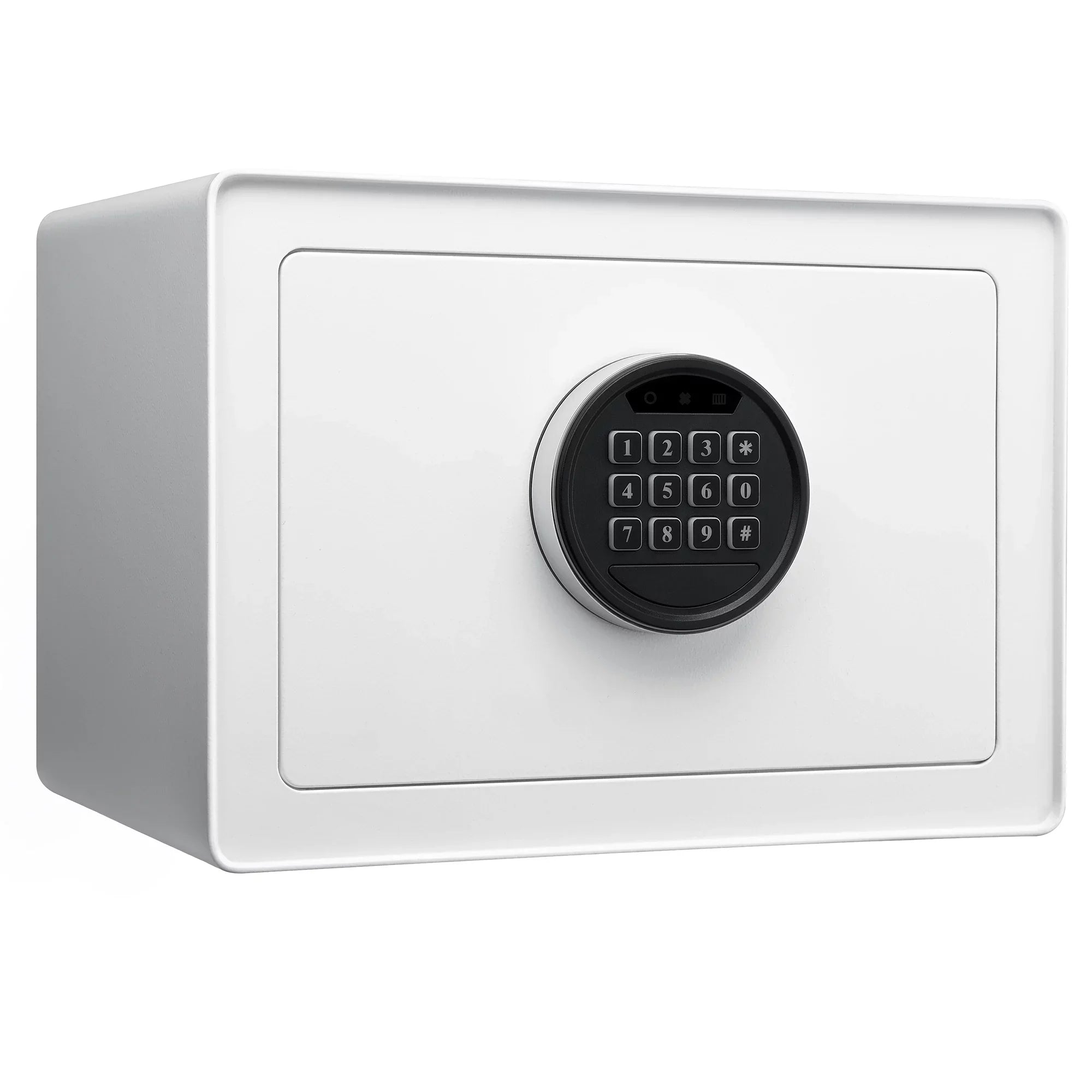Pen + Gear Safes 0.57 CF with Electronic Lock, Backup Key, 1 Shelf, Carpeted Interior, White