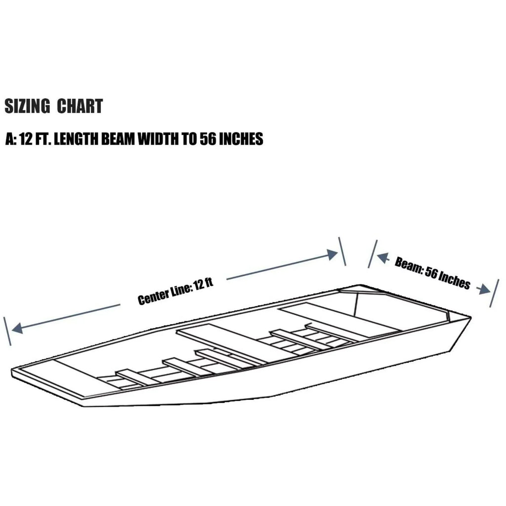 Goodsmann Jon Ship Wrap Silvery Gray Water Strong Trailerable 9921-0152-21( A, 12' L, 56"W )