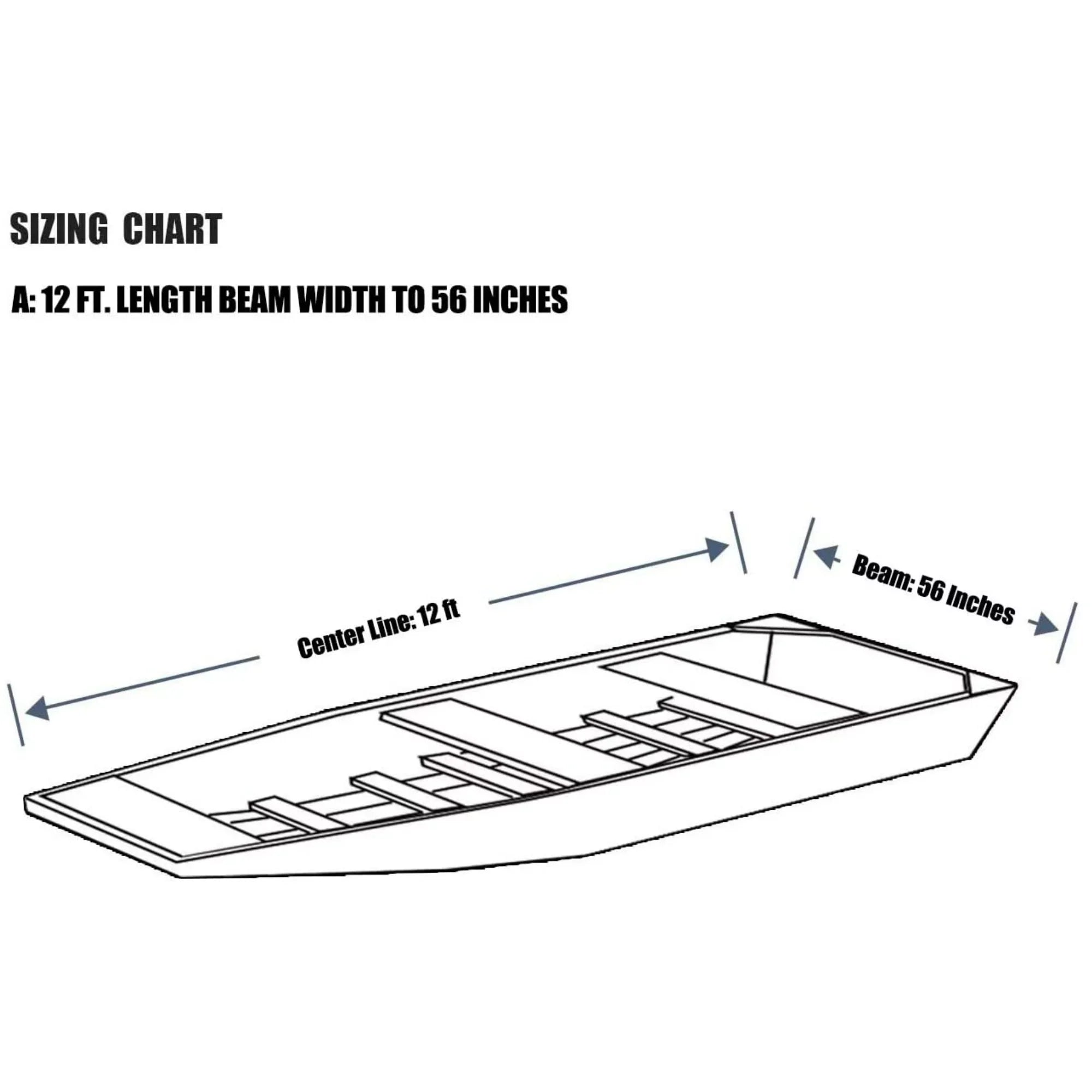 Goodsmann Jon Ship Wrap Silvery Gray Water Strong Trailerable 9921-0152-21( A, 12' L, 56"W )