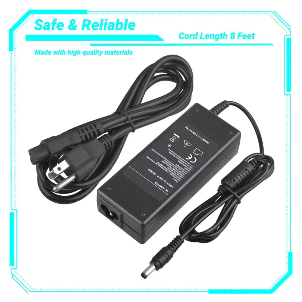 KONKIN BOO AC / DC Adapter Replacement For ASRock Vision HT Series HT 421D HT 420D HT 400D HT 323B HT 321B HT 312D HT 311D Mini PC Barebone System Power Supply Cord Cable PS Charger