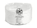 Genuine Joe 3-section Round Plastic Plates, 9", 125 Pack, GJO10425
