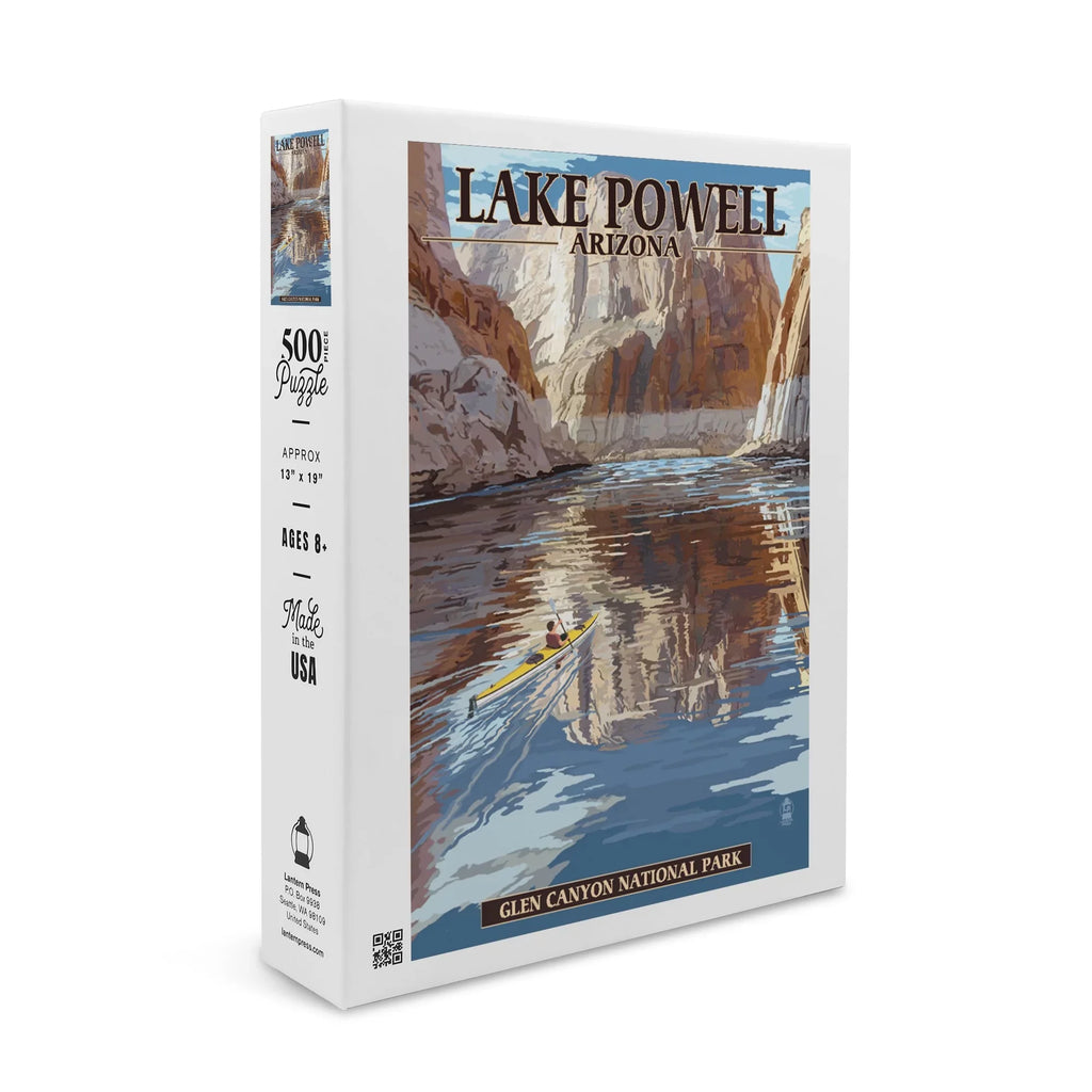 Lake Powell, Arizona, Glen Canyon National Park (19x27 inches, Premium 500 Piece Jigsaw Puzzle for Adults and Family, Made in USA)