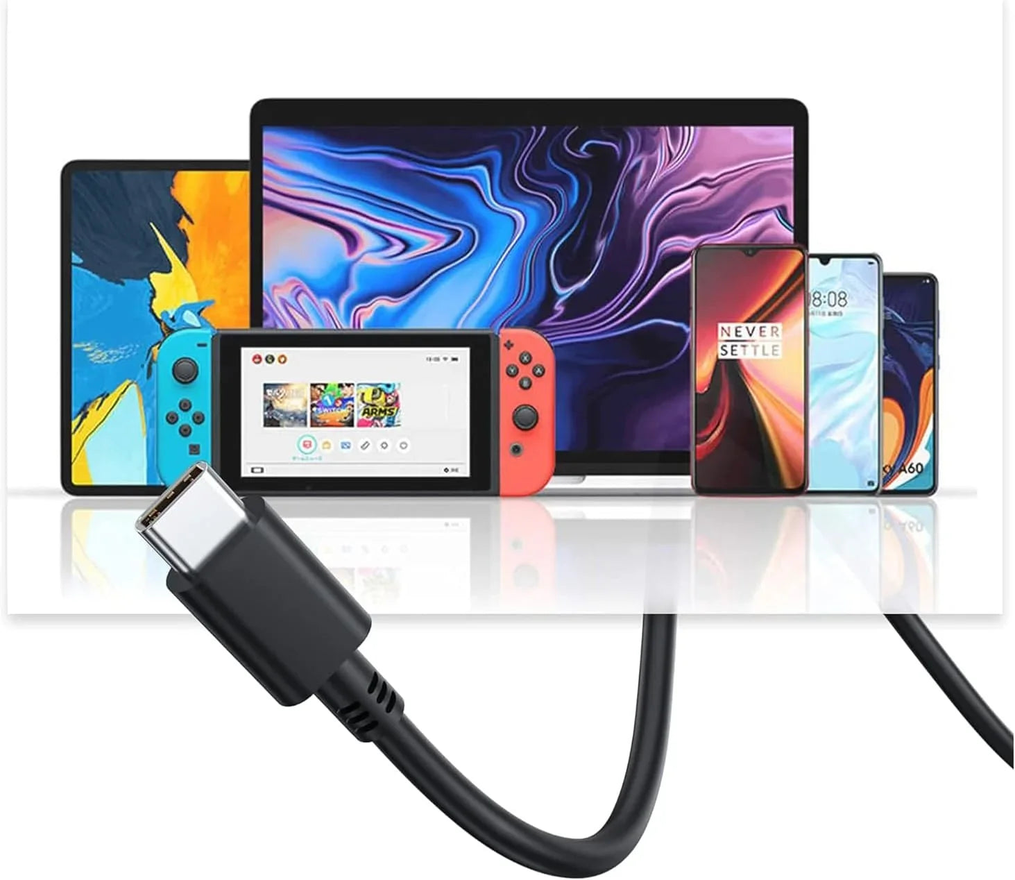 Guy-Tech 45w USB-C Ac Adapter Suitable with Lenovo 100e 82GJ0008CF Power Cord
