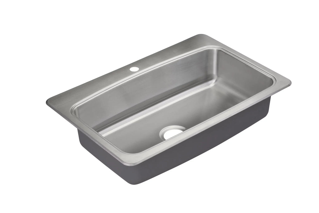 Proflo Pfsr1b332261 Bealeton 32-15/16" Drop In Single Basin Stainless Steel Kitchen Sink -