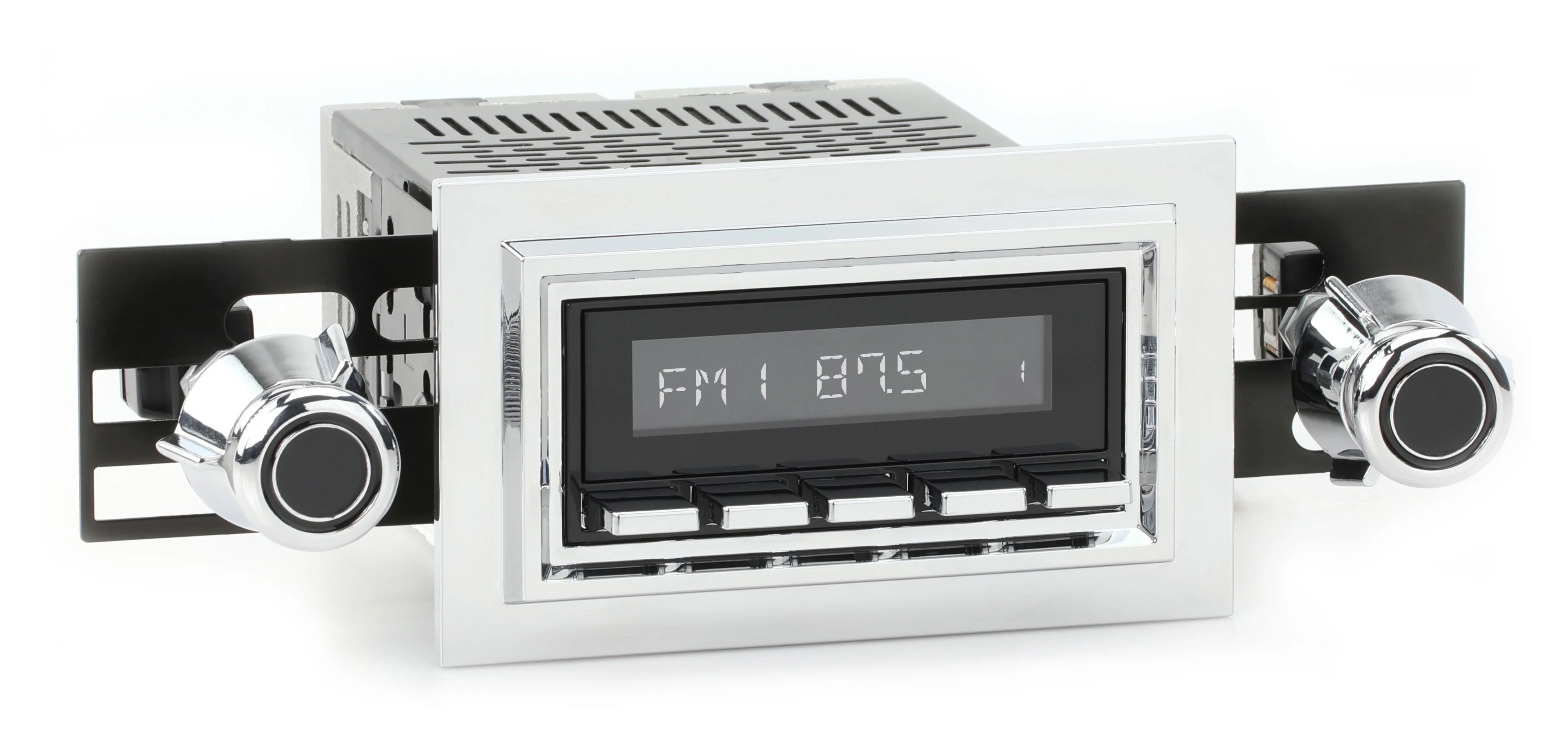 RetroRadio Fitting with 1977-85 Mercury Capri Features Include Bluetooth, AUX, AM/FM LABC-M1-121-55P-75PMC3