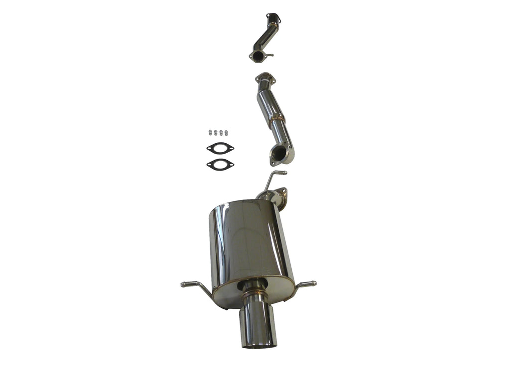 Stainless Catback Exhaust For 93 to 07 Subaru Impreza WRX STI, Forester GDB By OBX-RS