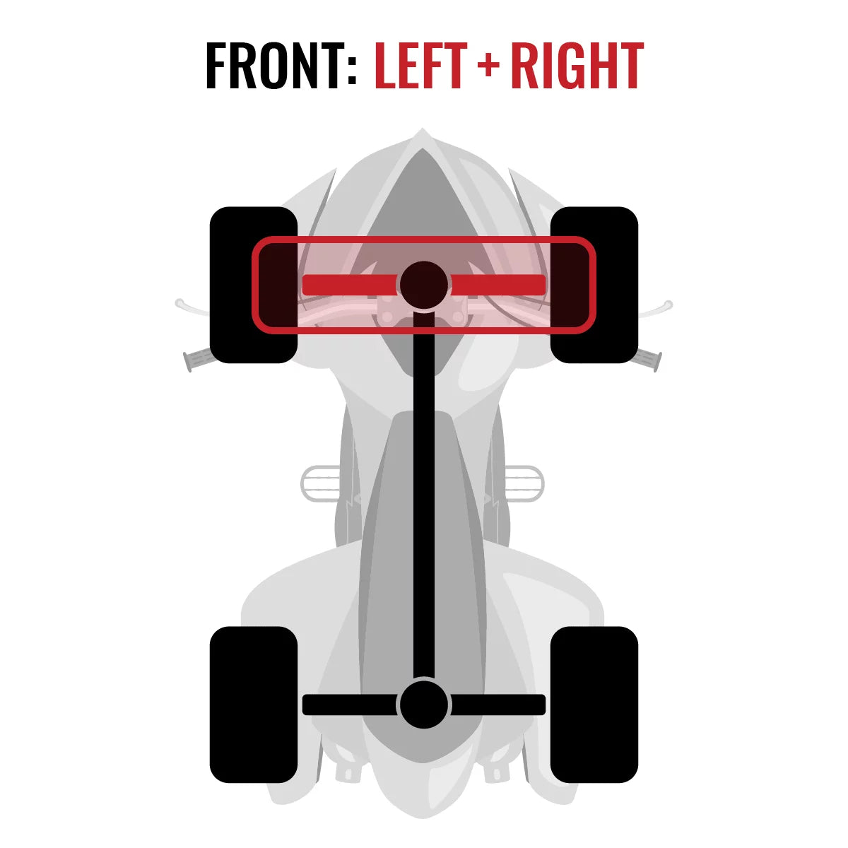 2 pc Sixity XT Front Left Right Axle Matching with Polaris Ranger 1000 Diesel 2015 - R15RTAD1AA EA 4X4