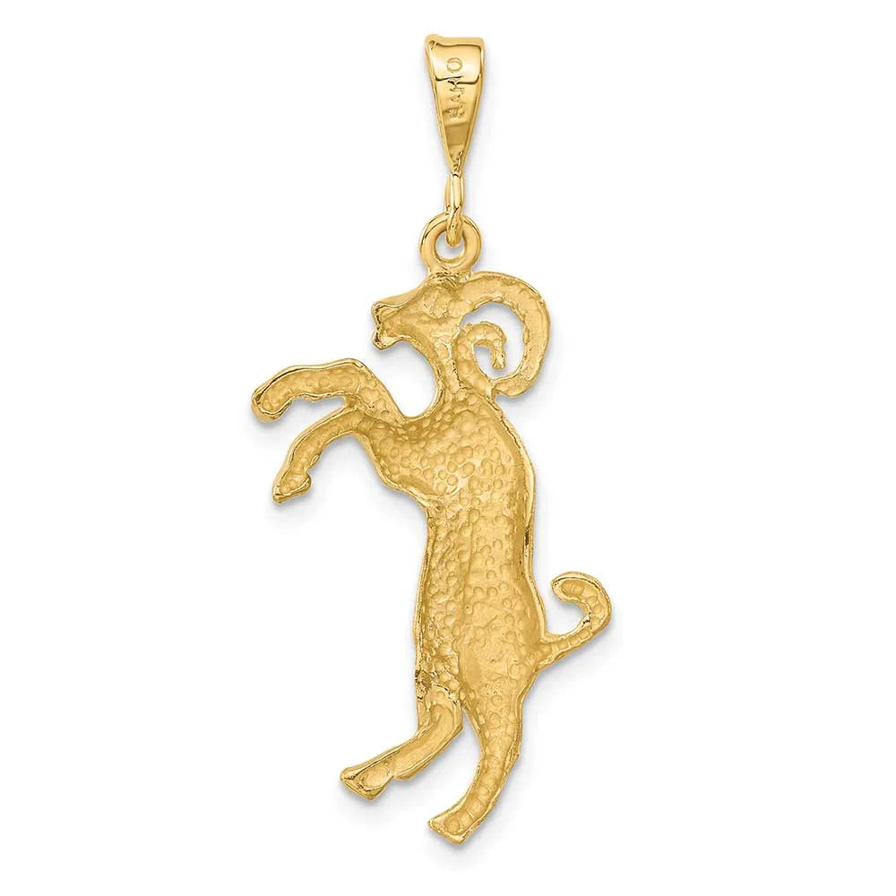 FJC Finejewelers 14k Yellow Gold Aries Zodiac Charm
