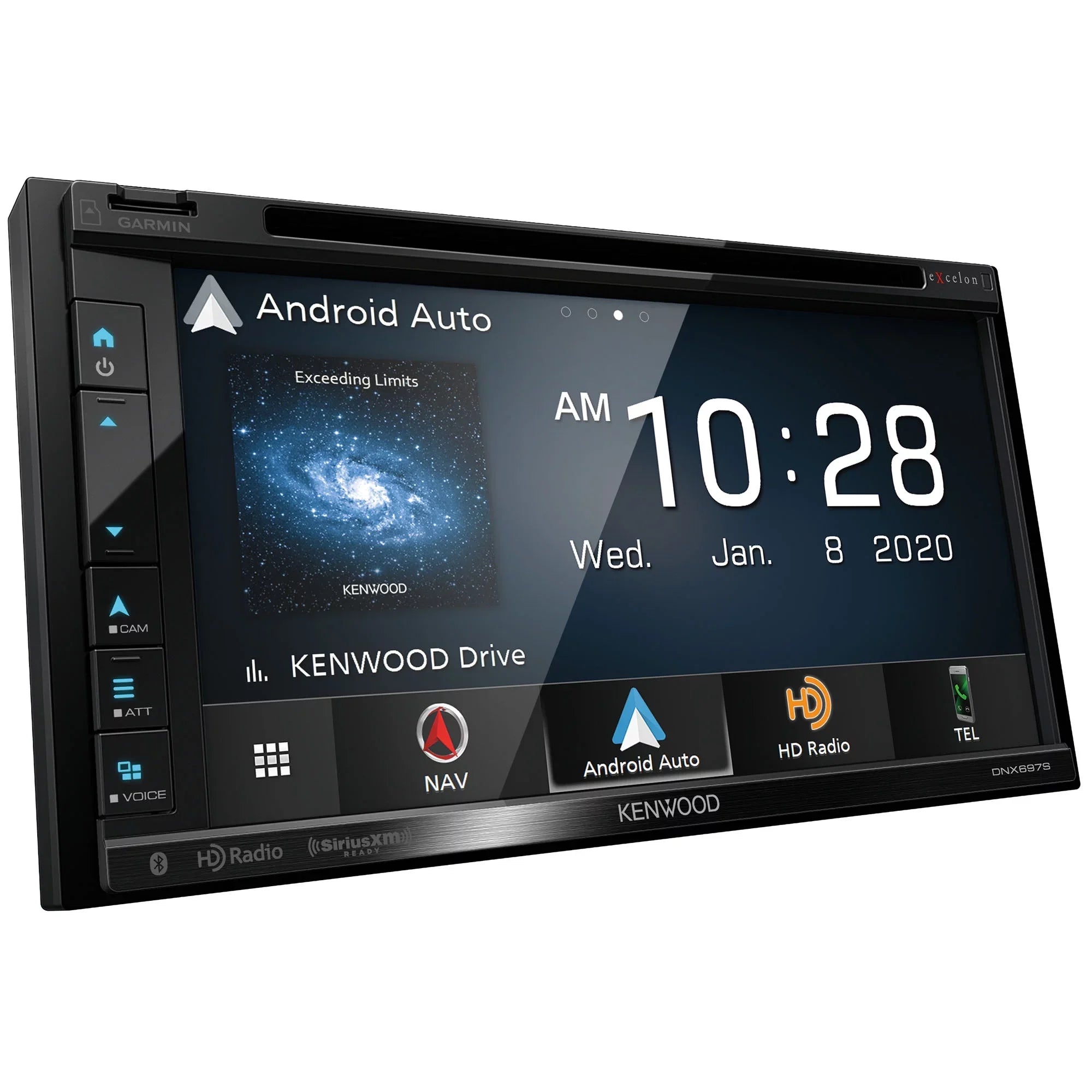 Kenwood DNX697S Navigation Receiver Matching With Apple CarPlay & Android Auto with a Kenwood DRV-N520 Drive Recorder